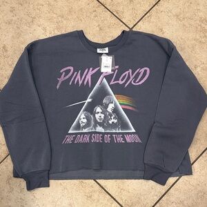 Pink Floyd Gray and Pink Graphic Tee